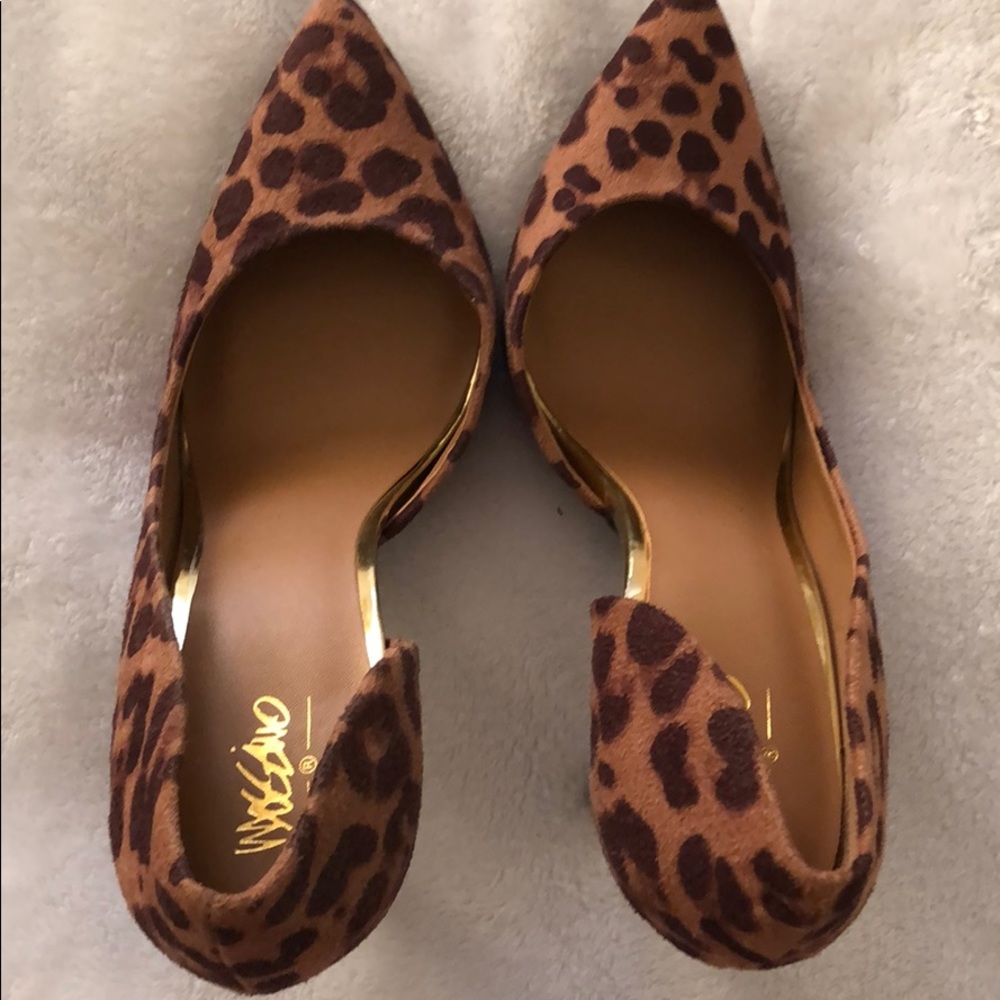 Leopard Mossimo heels. Never worn